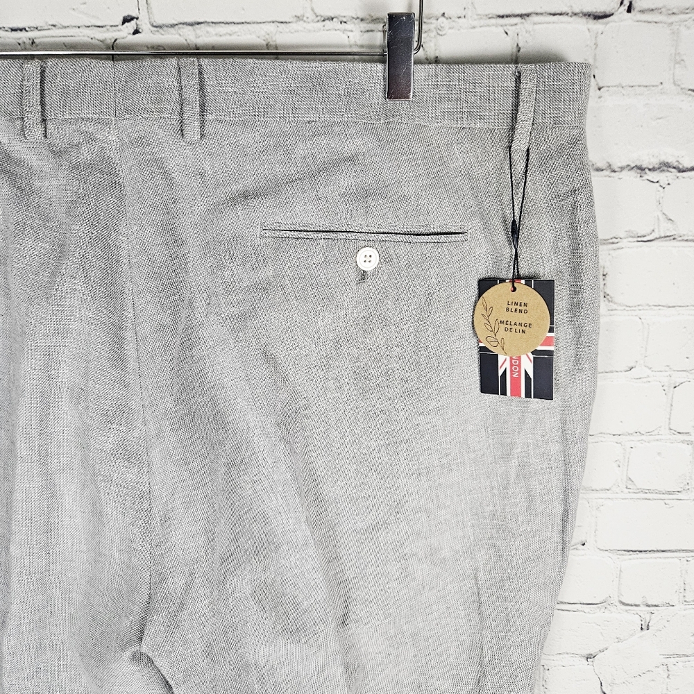 SOUL OF LONDON | linen blend dress pants 42R